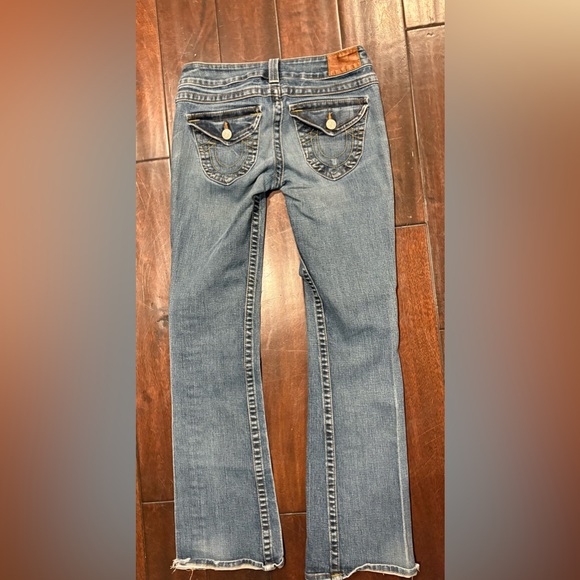 True Religion Women's Flare Boot Cut Leg Blue Jeans - Picture 2 of 6